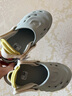 阿迪達(dá)斯 （adidas）男女童休閑涼鞋運(yùn)動透氣洞洞鞋沙灘鞋JS3729 銀色  33  曬單實(shí)拍圖