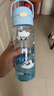 膳魔師（THERMOS）兒童水杯tritan直飲杯男女小學(xué)生開學(xué)必備小熊貓塑料水壺600ml藍(lán) 曬單實(shí)拍圖