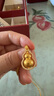 傳呈吉星金剛杵 999足金鉆石吊墜套鏈 古法黃金項(xiàng)鏈女七夕禮物 金重約12.08克【訂貨】 曬單實(shí)拍圖