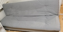 瀾予沙發(fā)床一體兩用可折疊小戶型款沙發(fā)客廳小戶型多功能布藝實木 淺灰色【牛奶絨】+基礎(chǔ)款 三人位1.8米【成床1.8米*1.1米】 曬單實拍圖