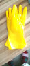 加厚牛筋乳膠皮橡膠手套勞保耐用洗碗手套女家用防水清潔家務(wù)手套 M碼【中碼】 升級(jí)加厚【3雙獨(dú)立包裝】 曬單實(shí)拍圖