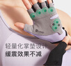Keep 健身手套男女運(yùn)動手套騎行單杠引體向上訓(xùn)練擼鐵防滑護(hù)掌 紫灰 S 曬單實(shí)拍圖