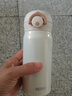 膳魔師（THERMOS）不銹鋼保溫杯大容量男女士?jì)和銛y水杯生日禮物團購定制JNR 奶油白【熱賣(mài)推薦】 350ml 曬單實(shí)拍圖