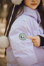 巴拉巴拉兒童羽絨服中長(zhǎng)款冬加厚外套男女童連帽親子裝防風(fēng)防潑水 粉紫70011-白鴨絨 165 （充絨量277g） 曬單實(shí)拍圖