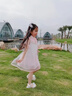 FIDQIOG國際品牌新款漢服女童公主裙中新中式連衣裙夏季 134蝴蝶漢服+017發(fā)夾 130 曬單實拍圖