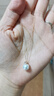 meluxe 18K金akoya海水珍珠吊墜單顆女正圓強光鎖骨鏈 生日禮物送老婆 玫瑰金akoya8-8.5mm鉆石4分 曬單實(shí)拍圖