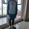 羽克兒童泳衣男童分體長(zhǎng)袖長(zhǎng)褲游泳衣夏季防曬速干中大童溫泉泳衣套裝 藍(lán)色 150 (4XL高140-150cm/70-85) 曬單實(shí)拍圖