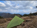 三峰出 藍山1單人涂硅金字塔無(wú)桿帳篷露營(yíng)帳防風(fēng)防雨超輕涂硅徒步露營(yíng) 藍山單人森林綠四季不帶地布 曬單實(shí)拍圖