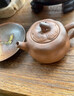 原礦老巖泥粗陶柿柿如意單壺仿生壺創(chuàng  )意家用泡茶手工中式復古送禮 事事如意 160ml 曬單實(shí)拍圖