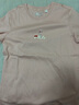 FILA 斐樂女裝官方女士短袖T恤夏季休閑運(yùn)動內(nèi)搭t恤運(yùn)動上衣 瓏臨粉-F11W329117F M （165/84A/M） 曬單實拍圖
