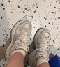FILA 斐樂官方女鞋FERN摩登運動鞋蕨草鞋休閑鞋老爹鞋 磨菇灰色/白中白-OB 36.5 曬單實拍圖