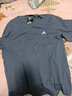 adidas阿迪達(dá)斯男裝上衣跑步運(yùn)動(dòng)服休閑快干透氣圓領(lǐng)短袖T恤衫半袖 純棉款 L/180/100A 曬單實(shí)拍圖