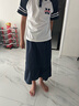純貝兔（CHUNBEITU）女童連衣裙夏裝套裙新款洋氣夏季兩件套薄款中大童女孩套裝裙子 五只小熊套裝裙 藏藍色 160 （建議身高155cm左右） 曬單實拍圖