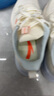 安踏運動(dòng)鞋男鞋秋季網(wǎng)面輕薄透氣跑步鞋子男輕便軟彈休閑鞋 象牙白/鮮亮橙/幻景藍5501-4 40 (男) 曬單實(shí)拍圖