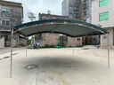美凌時(shí)尚家戶外遮陽(yáng)棚停車棚雨棚酒席帳篷擺攤防曬防雨養(yǎng)殖大棚大排檔門(mén)面 墨綠色 3米寬X3米長(zhǎng)【加粗4腳】 曬單實(shí)拍圖