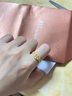 周生生黃金戒指 足金愛情密語皇冠戒指女款 生日禮物90227R 計價 3克 曬單實拍圖