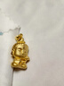 菜百首飾 黃金吊墜 足金生肖佛生肖馬-大勢(shì)至菩薩不含鏈 定價(jià) 約2.80克 曬單實(shí)拍圖