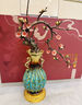 縱歡高端全銅梅花擺件大漆花瓶客廳邊幾入戶(hù)玄關(guān)桌面裝飾開(kāi)業(yè)喬遷禮物 《梅開(kāi)五?！伏S銅大漆五福瓶 曬單實(shí)拍圖