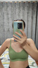 耐克女子運動內(nèi)衣AS W NK ALATE運動服DM0527-386 綠色  MA-C 曬單實拍圖