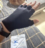 美津濃（MIZUNO）健身手套男女半指騎行訓(xùn)練單杠引體向上擼鐵器械防滑B593黑色大碼 曬單實(shí)拍圖