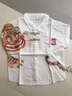 漢宮優(yōu)品周歲禮服男寶寶夏季短袖套裝中國風兒童夏裝嬰兒衣服中式男童漢服 皮影戲短袖套裝 A款 110 曬單實拍圖