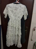 艾柔丹女裝夏裝碎花裙雪紡連衣裙女士夏天蛋糕裙子女夏季2025 S 曬單實(shí)拍圖