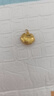 周六福黃金吊墜寶寶聰明伶俐鎖包AA040213約2.26g不含鏈生日禮物 曬單實(shí)拍圖