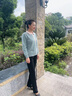 恒源祥媽媽裝秋冬裝翻領(lǐng)羊毛衫中老年女春秋洋氣上衣外穿毛衣針織衫套裝 藍(lán)灰 M (建議80-100斤) 曬單實(shí)拍圖