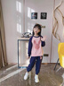 FIDQIOG國際大牌女童厚T恤套裝秋裝2025新款時(shí)髦洋派兒童衣服女孩大童運 粉色春秋現貨可發(fā) 150cm 均碼 曬單實(shí)拍圖