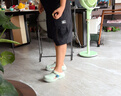 李寧洞洞鞋扭蛋鞋2025夏季新款LPL聯(lián)名男女情侶款流行涼拖 玉煙綠-2 42 曬單實拍圖