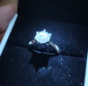 DR.KU人工培育鉆石一克拉鉆戒VVS2求婚戒指微鑲小鉆結婚生日情人節(jié)禮物 一克拉莫桑鉆戒/D級/3EX/VVS1 開口（可調節(jié)大?。?曬單實拍圖