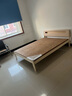 彤新雅（Tongxinya）實木床雙人床主臥大床簡約1.5米1.8米單人床家具出租屋床木床婚床 單床（店長推薦） 1.5*2米 曬單實拍圖