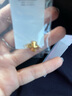 中國(guó)黃金（CHINA GOLD）四葉草黃金項(xiàng)鏈女足金轉(zhuǎn)運(yùn)珠吊墜七夕情人節(jié)禮物送女友老婆 【京速達(dá)】足金四葉草吊墜約0.3g*配銀鏈 曬單實(shí)拍圖