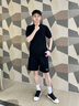 卡賓黑色板鞋男鞋夏季2025新品男士休閑皮鞋百搭潮鞋小黑鞋潮流鞋子男 黑色 41 曬單實拍圖
