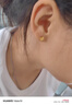 周六福足金999四葉草黃金耳釘女七夕情人節(jié)禮物AA096009 一對 約0.76g 曬單實拍圖