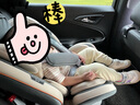 貝倍適（BAYBETSS）兒童安全座椅汽車用0-4-12歲寶寶360度旋轉(zhuǎn)嬰兒車載坐椅ISOFIX 米灰色【遮陽棚+上拉帶+側(cè)保護(hù)】 曬單實(shí)拍圖