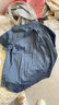 BrooksBrothers布克兄弟男士25早秋新款牛津紡刺繡logo短袖襯衫 4003-牛仔藍(lán) M 曬單實(shí)拍圖