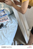 易漫電腦桌臺式電競桌家用辦公學習寫字書桌子長條桌梳妝臺 曬單實拍圖