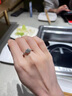 I Do鉑金PT950鉆戒女1克拉經(jīng)典方包培育鉆石求婚訂婚結婚戒指送女友 經(jīng)典方包1克拉鉆 12號 曬單實(shí)拍圖