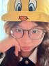 JIOESC鴨舌帽子女大帽檐棒球帽大頭圍顯臉小夏季女士翻檐可愛小黃鴨刺繡 小黃鴨帽子 曬單實拍圖