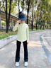 moonkids女童速干長(zhǎng)袖T恤2025秋季新款兒童防曬運(yùn)動(dòng)上衣半拉鏈訓(xùn)練打底衫 19629姜黃色運(yùn)動(dòng)衣 120 cm 曬單實(shí)拍圖