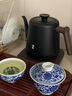 鳴盞燒水壺泡茶 電熱水壺功夫茶壺電茶爐 茶藝師專用電茶壺 智能恒溫茶具磨砂MZ152A黑色 曬單實(shí)拍圖