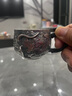 唐速純銀杯子999主人杯手工鏨刻龍紋把手品茗杯功夫茶具泡茶杯套裝 95克（約100mL） 曬單實(shí)拍圖
