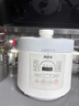 洛貝阿迪鍋 智能電壓力鍋多功能全自動5L大容量家用70千帕電高壓鍋一鍋雙膽 預(yù)約定時 口感調(diào)節(jié) 無水燉 雅白【麥飯石色不沾+316三層鋼膽+蒸屜】- 5L 曬單實拍圖