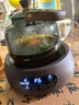 全度玻璃提梁壺家用小型電陶爐煮茶器燒水壺大容量保溫玻璃茶壺 提梁壺（煙灰色）+康米電陶 曬單實(shí)拍圖