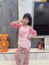 小馬寶莉兒童打底衫大童女孩春秋款休閑上衣秋冬女童純棉長袖t恤內(nèi)搭衣服 白拼黑 水彩塞拉_5 160 cm 【適合85-105斤】 曬單實拍圖