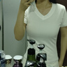 妙奕嘉短袖女修身正肩t恤新款夏季棉白色V領(lǐng)半袖純欲辣妹上衣顯瘦百搭 V領(lǐng)收腰短袖【白色】 M 【建議 95-105斤】 曬單實(shí)拍圖