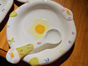 臻廚聚碗碟套裝餐具整套釉下彩卡通家用陶瓷飯碗盤子碗筷組合喬遷送禮 躺平鴨碗碟套裝【6件套】 曬單實(shí)拍圖