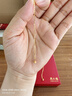周六福七夕禮物  黃金耳飾女款5G足金釘砂簡約經(jīng)典百搭金珠耳墜 計(jì)價(jià)T 一對-1.03g 曬單實(shí)拍圖