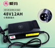 愛瑪電動車充電器 原廠正品充電器 48V12A鋰電（小黑麥接口） 曬單實拍圖